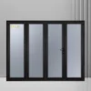Bifold 4 panel Door Black (2)