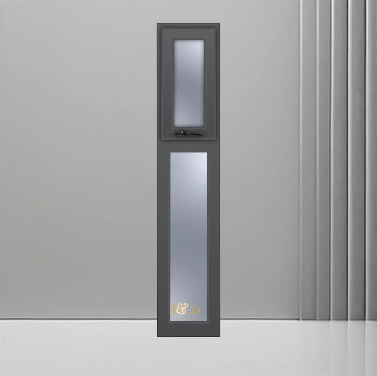 Upvc window Gray