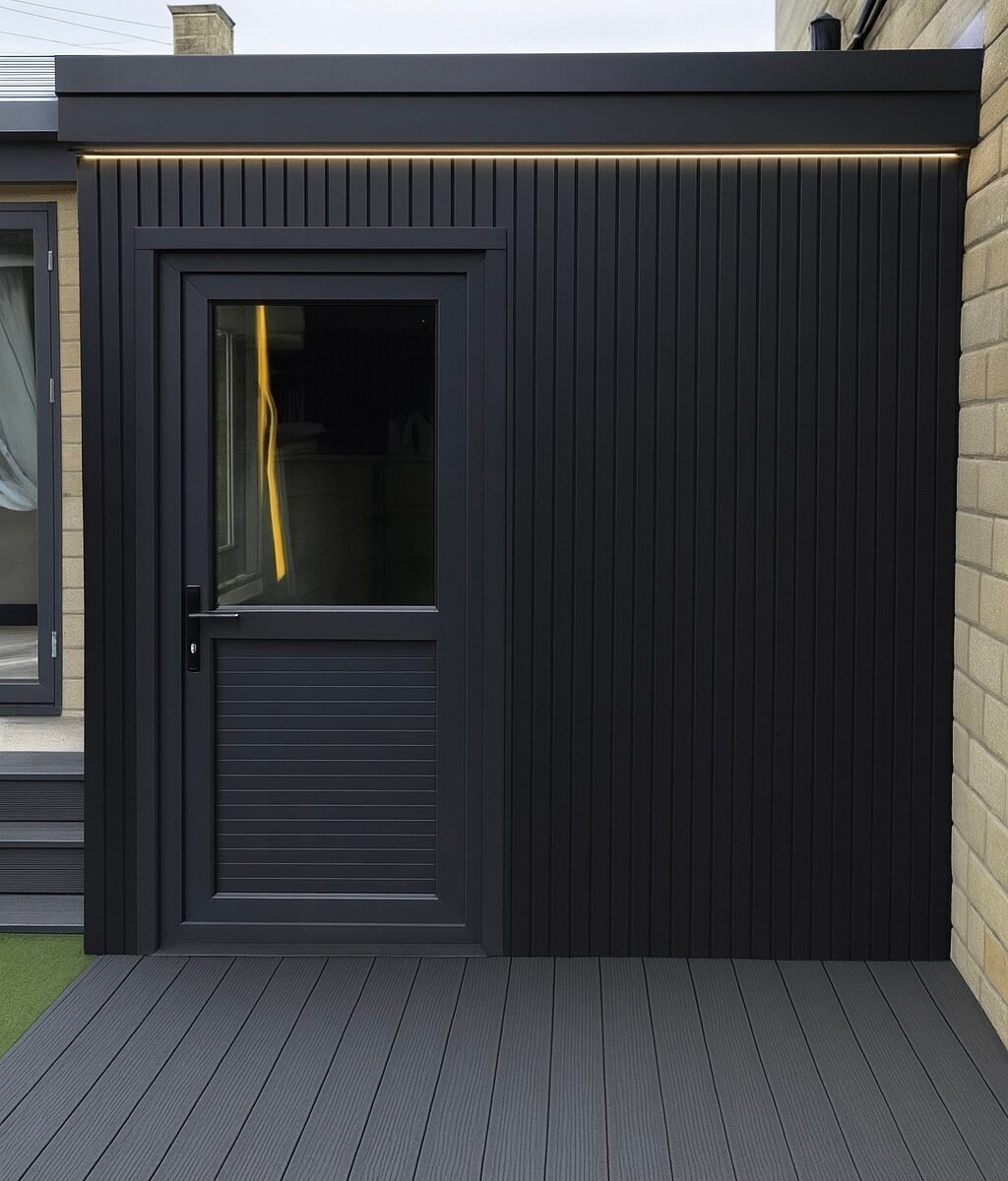Exterior wall panel/Cladding - Black