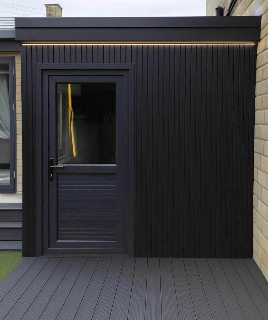 Exterior wall panel/Cladding - Black
