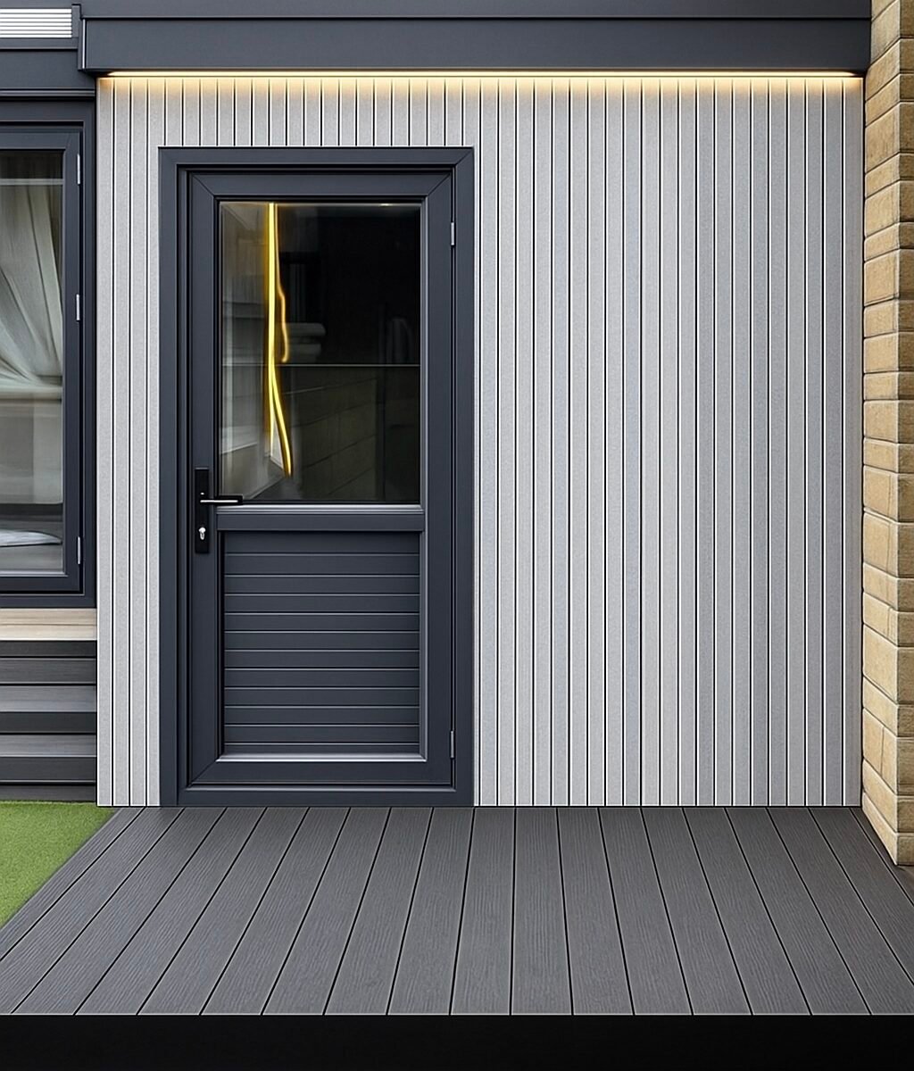 Exterior wall panel/Cladding - Light Grey