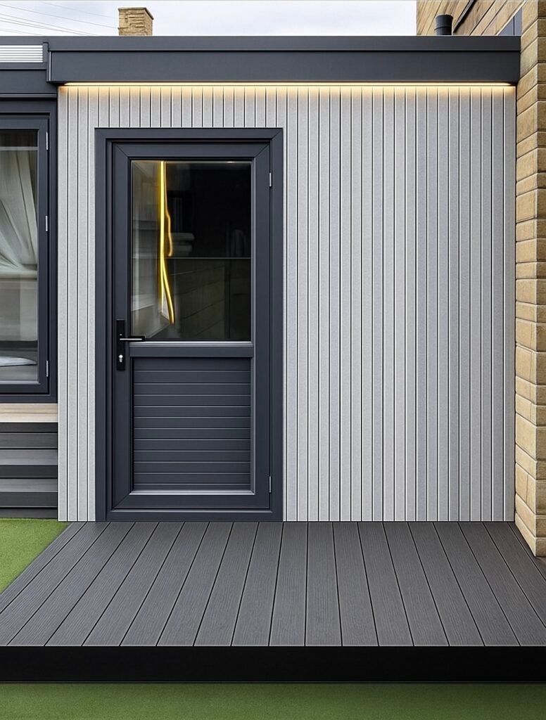 Exterior wall panel/Cladding - Light Grey