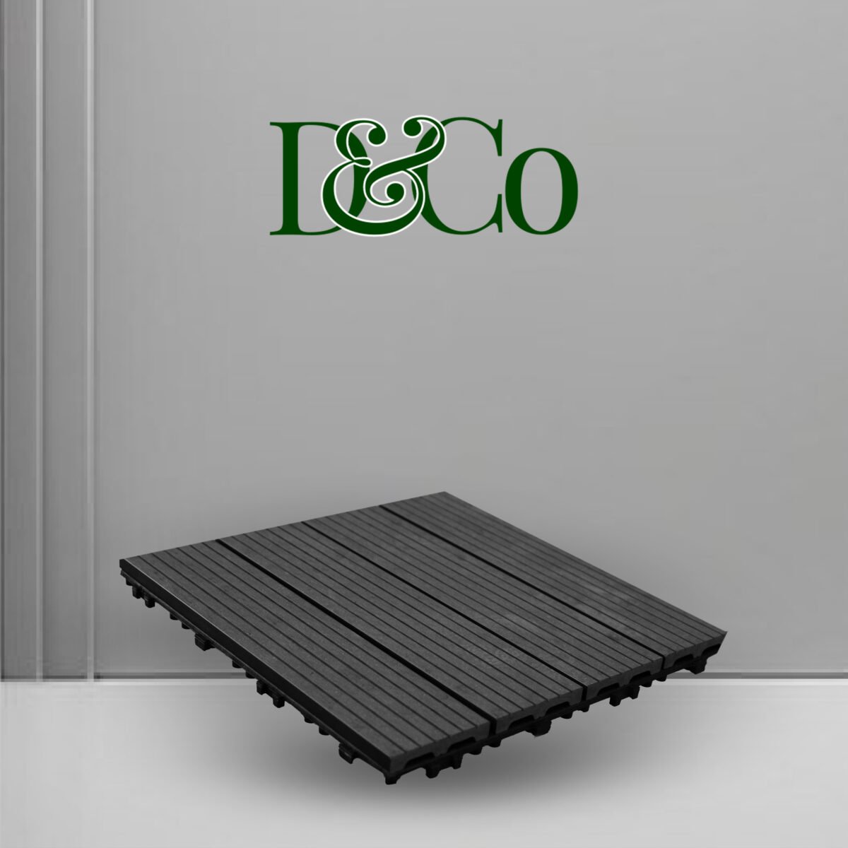 DIY decking straight black